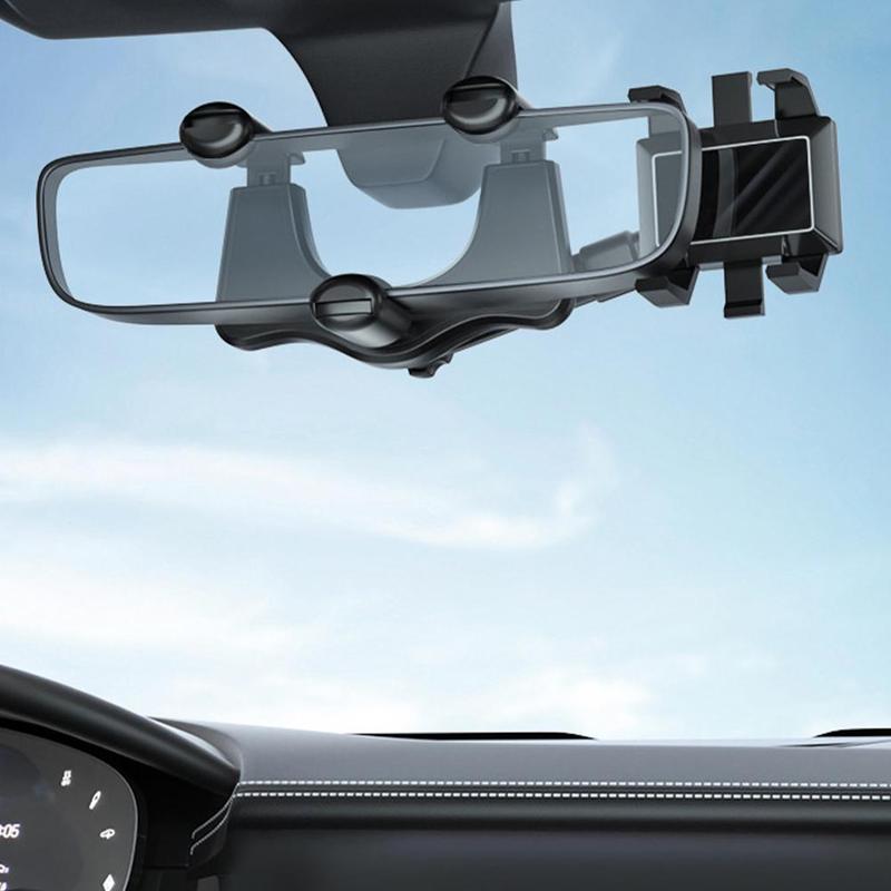 Rotatable Rearview Mirror Phone Holder