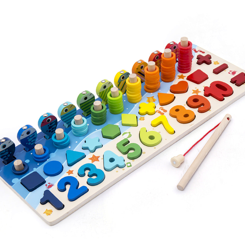 Colorful 3D Alphabet and Number Puzzle for Children's