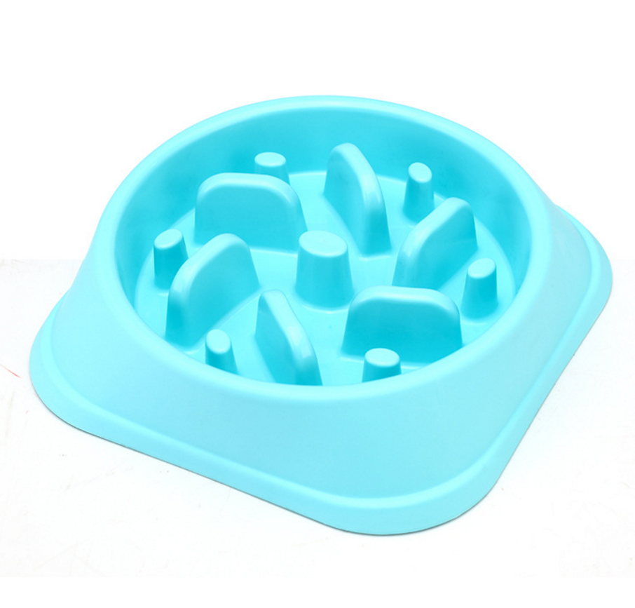 Plastic Dog Bowl for Healthy Feeding and Anti-Choking