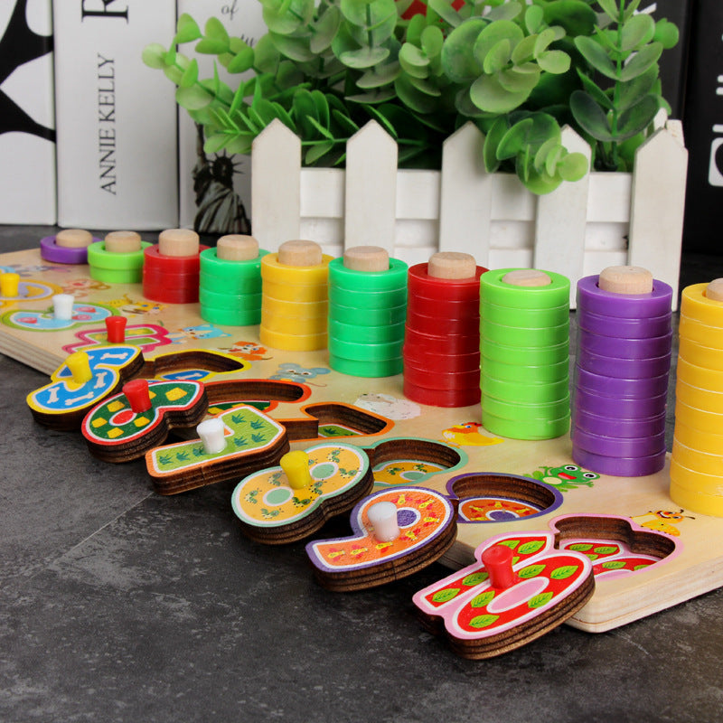 Colorful 3D Alphabet and Number Puzzle for Children's