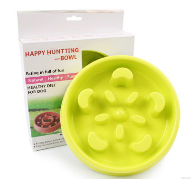 Plastic Dog Bowl for Healthy Feeding and Anti-Choking