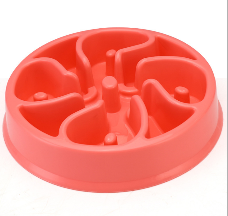 Plastic Dog Bowl for Healthy Feeding and Anti-Choking