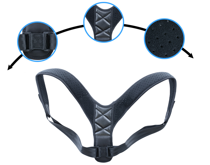 Medical Posture Corrector with Clavicle and Lower Back Correction Belt