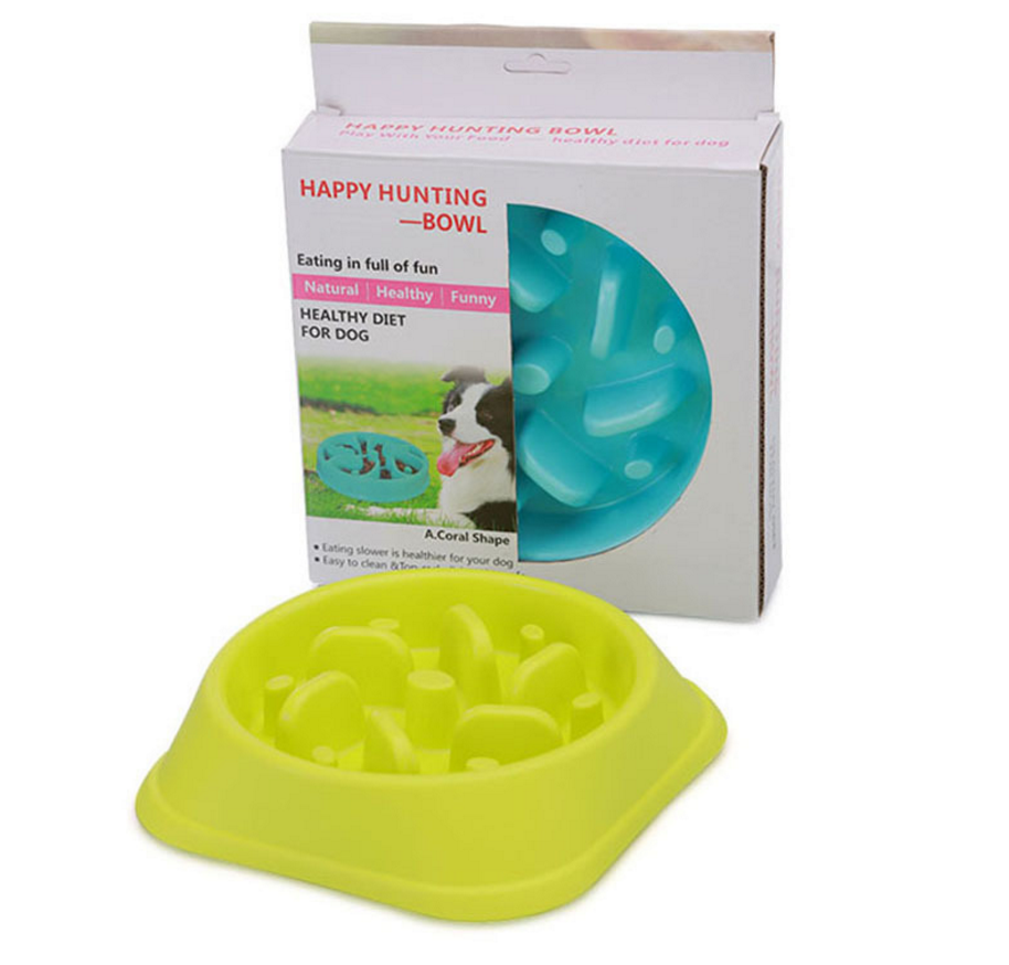 Plastic Dog Bowl for Healthy Feeding and Anti-Choking