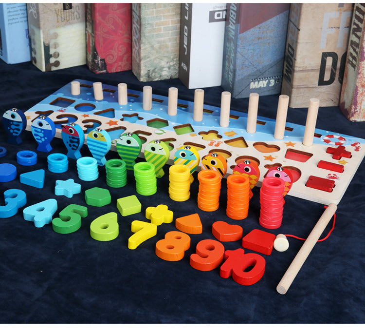Colorful 3D Alphabet and Number Puzzle for Children's