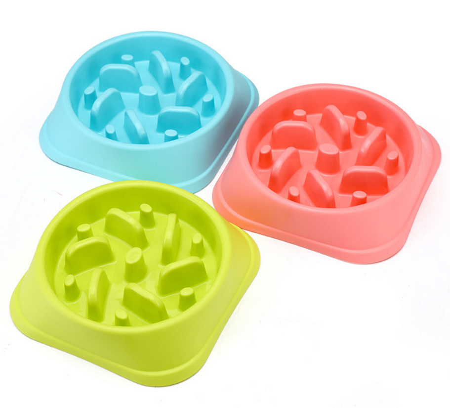 Plastic Dog Bowl for Healthy Feeding and Anti-Choking