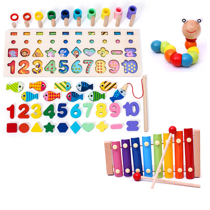 Colorful 3D Alphabet and Number Puzzle for Children's