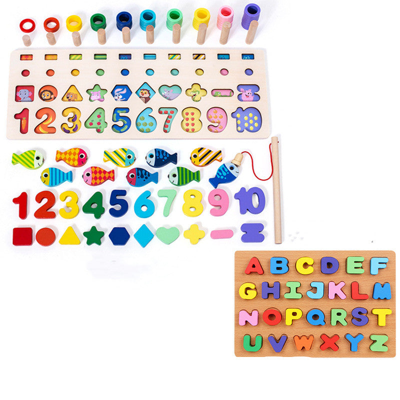 Colorful 3D Alphabet and Number Puzzle for Children's