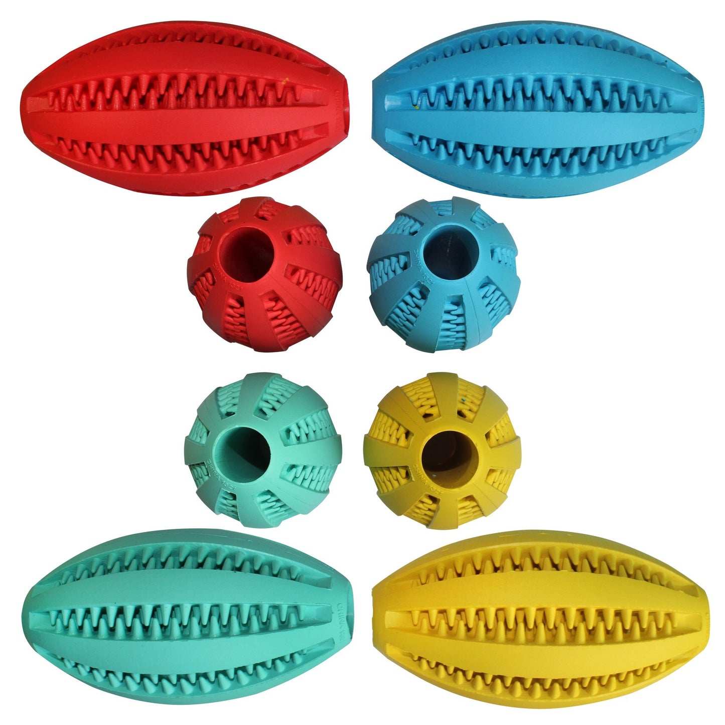 Rubber Dog Toy Ball for Molar and Bite Resistance