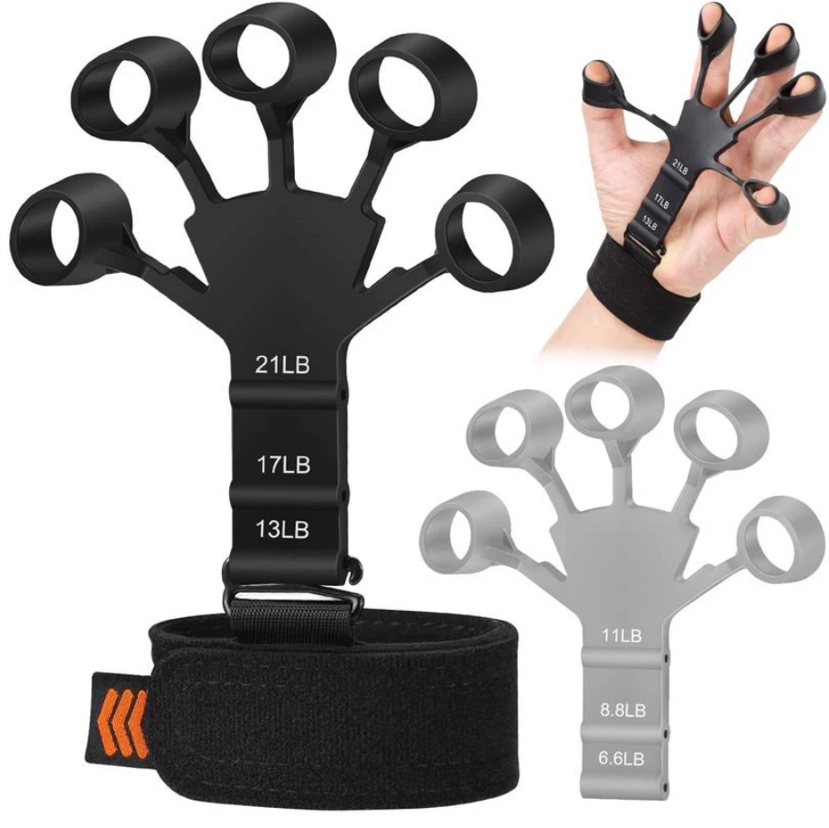 Silicone Finger Strength Trainer for Rehabilitation and Exercise