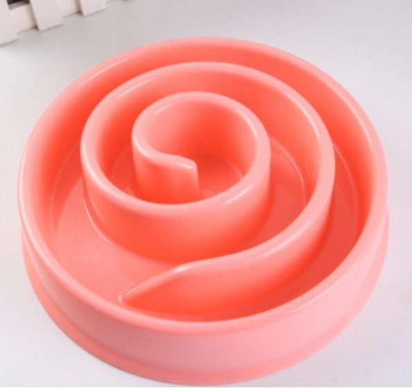 Plastic Dog Bowl for Healthy Feeding and Anti-Choking
