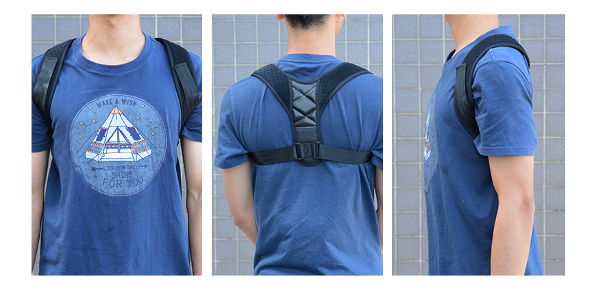 Medical Posture Corrector with Clavicle and Lower Back Correction Belt