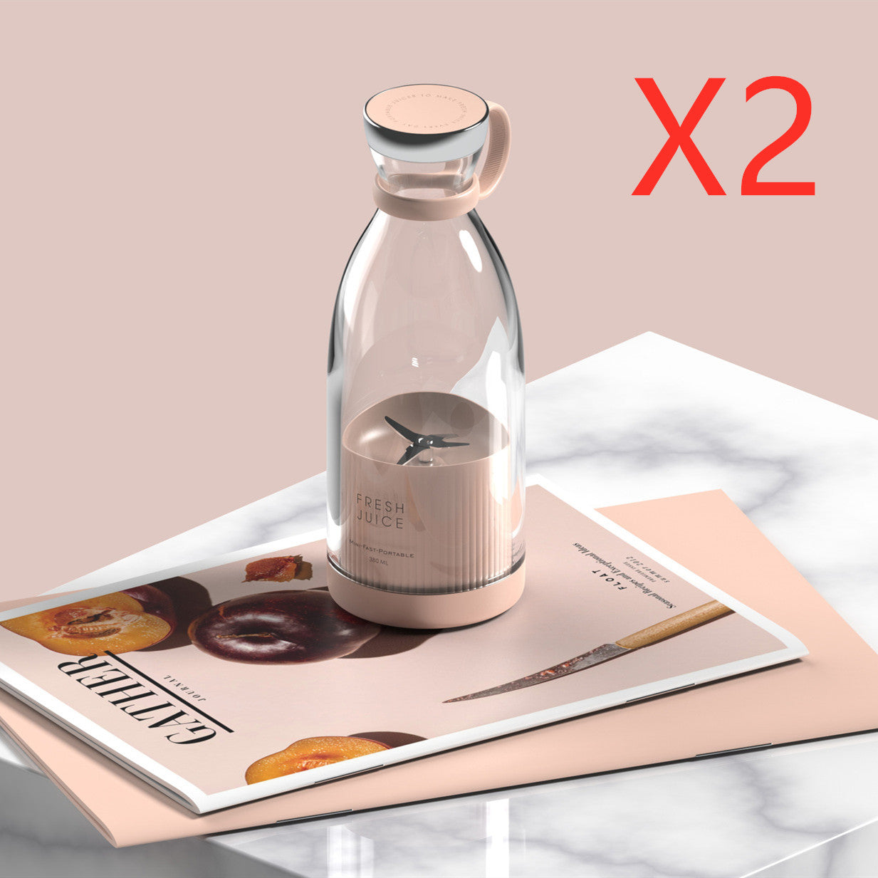Portable USB Rechargeable Electric Juicer Blender