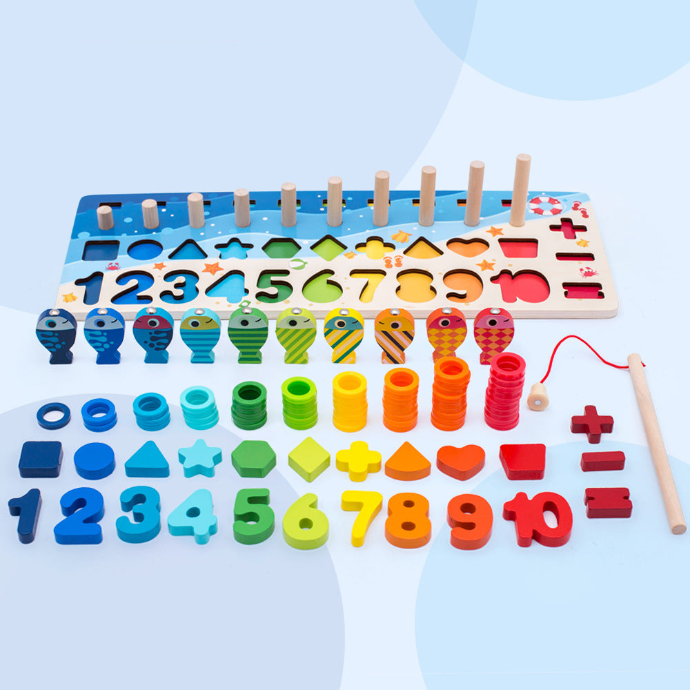 Colorful 3D Alphabet and Number Puzzle for Children's