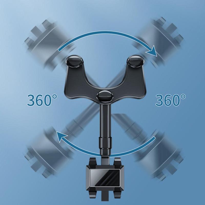 Rotatable Rearview Mirror Phone Holder