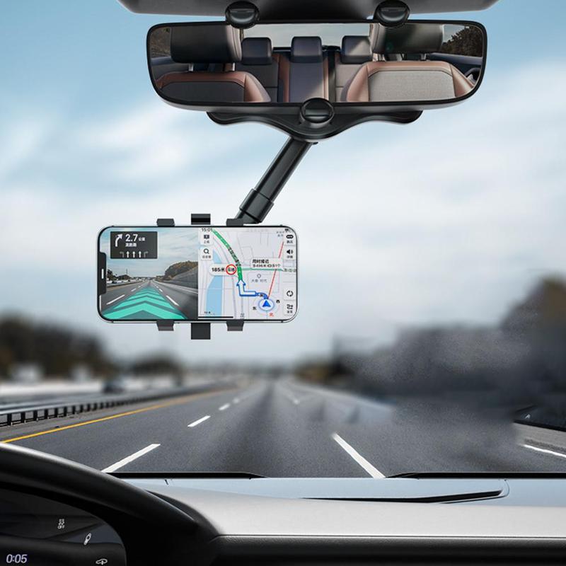 Rotatable Rearview Mirror Phone Holder