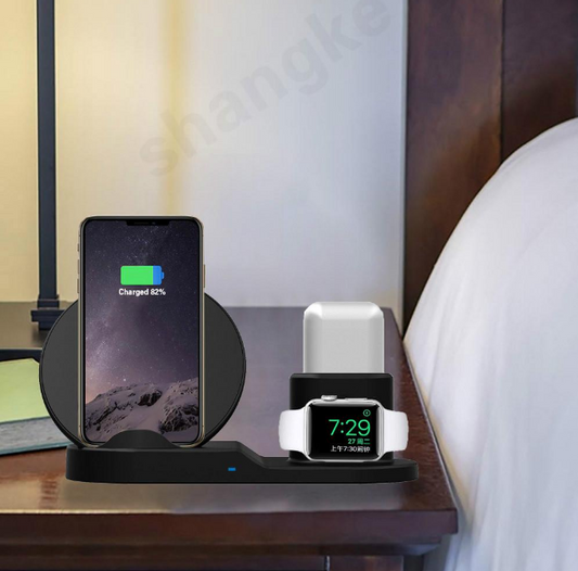 3-in-1 Wireless Charger Compatible with Apple Devices