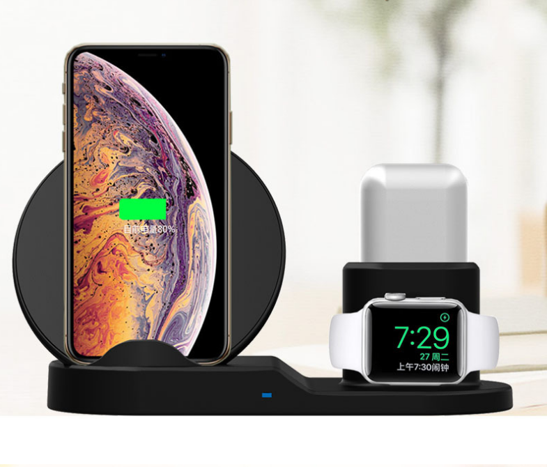 3-in-1 Wireless Charger Compatible with Apple Devices