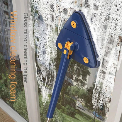 Adjustable and Extendable Triangle Mop for Deep Cleaning