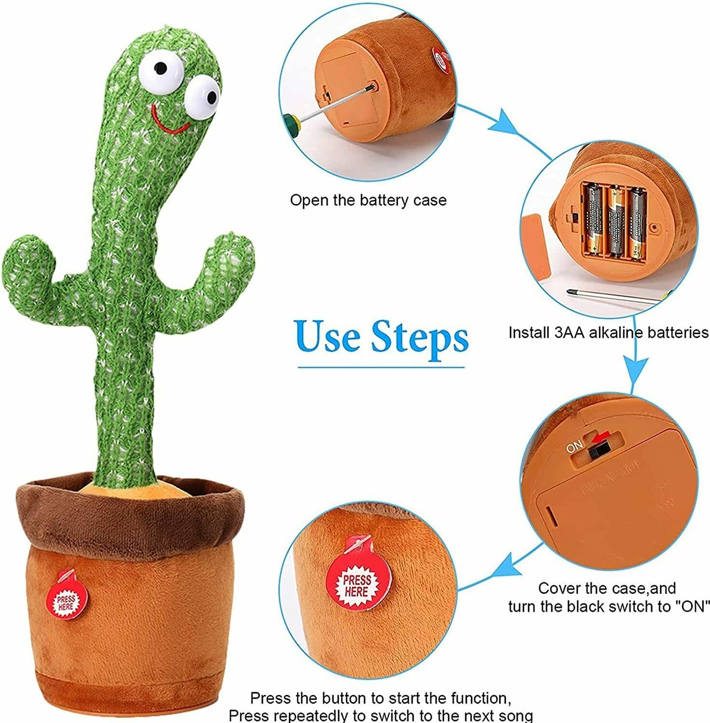 Dancing Cactus Toy